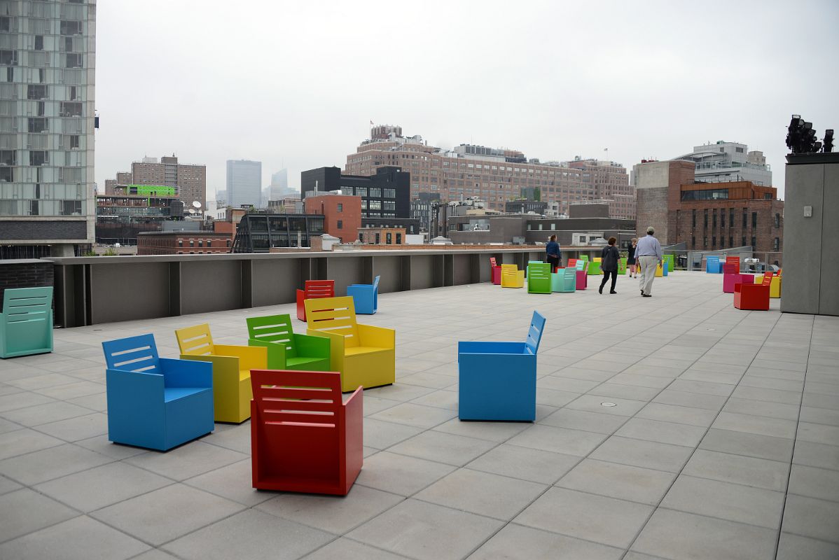 70 Sunset - Mary Heilmann 2015 On The Fifth Floor Outdoor Patio Whitney Museum Of American Art New York City